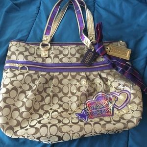 Coach Bag and Coin Wallet